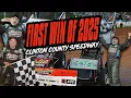 A Win At Clinton County Speedway - 410 Dirt Track Sprint Car Racing