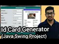 Id Card Generator Java Swing Project