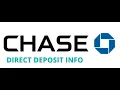 How to do direct deposit on chase