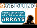 Using Arrays with For Loops