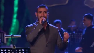 الفنان احمد سعد يبدع فى انشاد مولاي انى ببابك   من الاحتفال بليله القدر رمضان      دندنها
