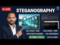 Steganography Full Practical in Kali Linux CMD Hide Secret Files in Images OSINT