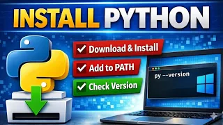 How to Install Python on Windows Add Python to PATH Check Version