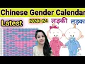 2023-24 Latest Chinese Baby Gender Prediction Calendar Boy or Girl Baby Boy Symptoms