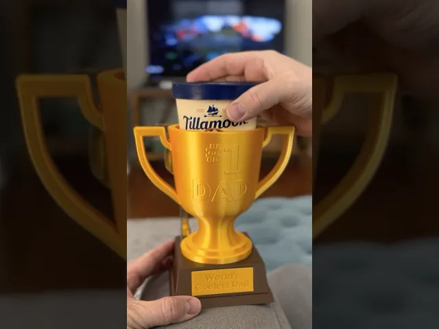 # 1 Dad Trophy Ice Cream Holder for Father's Day video thumbnail
