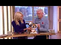 Holly and Phillip Play With Roarin Tyler the Tiger This Morning