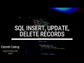 sql insert update delete records
