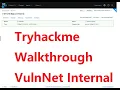 Cyber Security Ethical Hacking Pentesting Lab Tryhackme VulnNet Internal Complete Steps