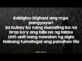 Sa Gitna Ng Ulan - Curse One (feat. Smugglaz & Vlync) | (Lyrics)