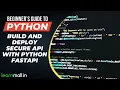 Build Deploy Secure API with Python FASTAPI JWT SQLAlchemy