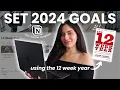 How to CHANGE your life in 12 weeks using the 12 week year a FREE Notion Template