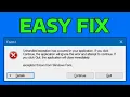 How To Fix JIT Debugging Error in Windows