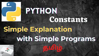Python Constants in Tamil Python Tutorial for Beginners-Python Series Part 8