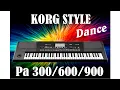 Lagu Korg Pa 300/600/900. Стилі Dance.