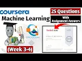 Machine Learning From Stanford University Coursera Week 3-4 All Quiz Assignment Answer