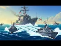 Lagu Iranian Fast Boats Rush a U.S. Destroyer — Mark 45 Cannons End the Fight [MILITARY FICTION]