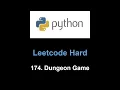 Leetcode 174 Dungeon Game binary search with dp