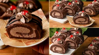 جاتوه بارد بدون فرن و بدون بيض و ب 10 دقائق اطيب كيكة بطعم الادمان 