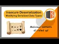 Modifying Serialized Data Types - Insecure Deserialization