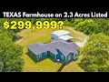 I Found a Texas Farmhouse on 2 3 Acres With a Creek Here s What It Looks Like