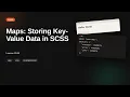 Sass - Web development basic Series Maps Storing Key-Value Data in SCSS