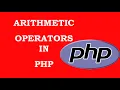 Arithmetic Operators in PHP Kumar Coding House