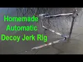 Automatic Decoy Jerk Rig System And Duck Decoy Spreader