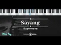 Download Lagu Sayang – Supernova (KARAOKE PIANO - MALE KEY)