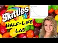 Skittles Half Life Lab Radioactive Isotope Decay Half Life Graph