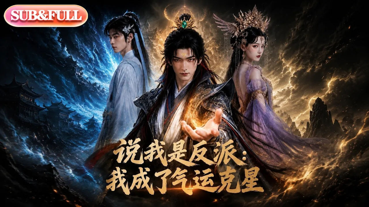 【全集FULL】《说我是反派：我成了气运克星》| AI短剧 | ENG SUB #薄荷听书 #cdrama #latest #热门短剧 #都市 #重生 #逆袭 #现代 #甜宠 poster