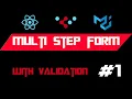 Material UI React React Hooks MultiStep Form With Validation Part