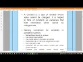 7 - Python Constant