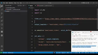 python 3 tumblr video post downloader from url using tumblr api library in terminal