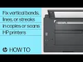 How to fix vertical bands lines or streaks in copies or scans on your HP printer HP Support