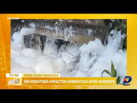 Ima monitora impactos ambientais após acidente na Serra Dona Francisca