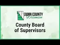 Dunn County County Board of Supervisors Meeting - 2026
