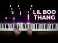 Download Lagu Paul Russell - Lil Boo Thang (Piano Cover)