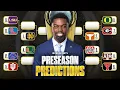 Bryant McFadden predicts Preseason CFP Bracket crowns a National Champion