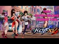 KOF XV - Team Super Heroine combos 100% TOD