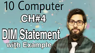 DIM statement in GW BASIC Array in GW BASIC 10 class computer chapter 4