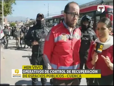 Operativos de control de recuperación de espacios públicos
