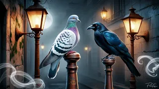 قصة قصيرة للعبرة قصة الغراب و الحمامة تحت عنوان لا تحاول تقليد الآخرين حكم قصص تحفيز اقتباسات 