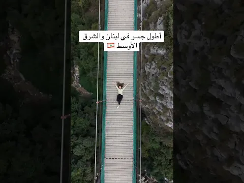 This is the longest bridge In Lebanon and the Middle East 🤯 Yout Tour Guide in Lebanon 🇱🇧