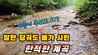 쉿!! 아직 소문 안난 수정같이 맑은 한적한 계곡/물놀이하기 좋은 상주 장각폭포 여름 계곡 썸네일
