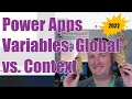 Power Apps Variables Global vs Context and what you need to know