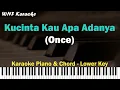 Download Lagu Once - Kucinta Kau Apa Adanya (Karaoke Piano Lower Key \u0026 Chord)