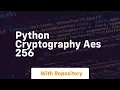 python cryptography aes 256