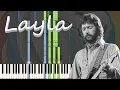 Download Lagu Eric Clapton - Layla Piano Outro Tutorial *FREE SHEET MUSIC IN DESC.* As Played in Orginal