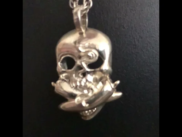 Hot Chili Skull Necklace Pendant Jewelry Gift video thumbnail