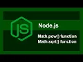 Aula 11 - Math pow function e Math sqrt function